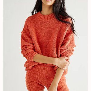 NEW!! Free People Malibu Boo Sweater Set - Sun Blo